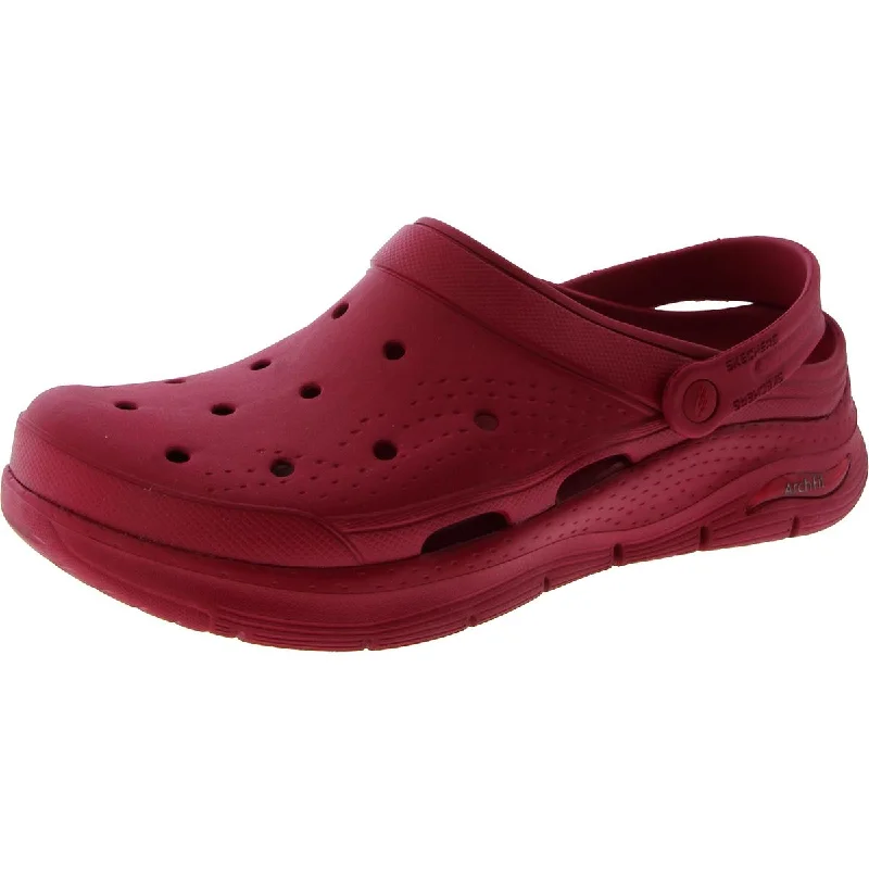 New Deals Arch Fit-Valiant Mens Perforated Slingback Clogs