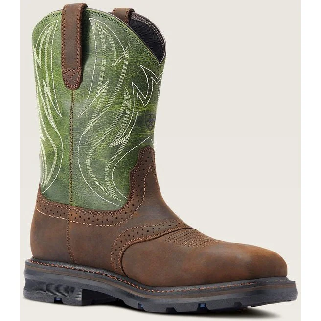Sale Event Ariat Men's Sierra Shock Shield Steel Toe Western Work Boot - Brown - 10042541