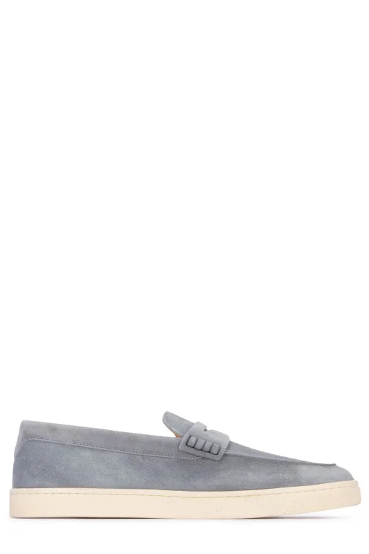 New Markdowns Brunello Cucinelli Slip-On Penny Loafers in Medium Grey