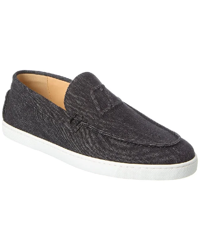 Shop and Save Christian Louboutin Varsiboat Denim Loafer