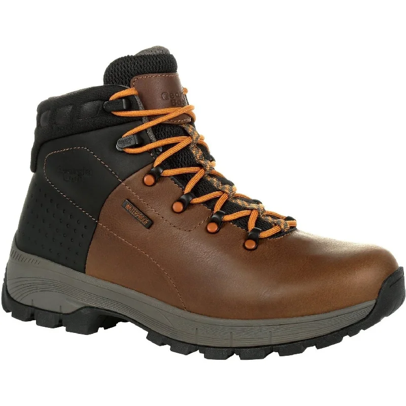 Weekend Specials You Can't Miss Georgia Men's Eagle Trail 6" Soft toe WP Hiker Work Boot - Brown - GB00402