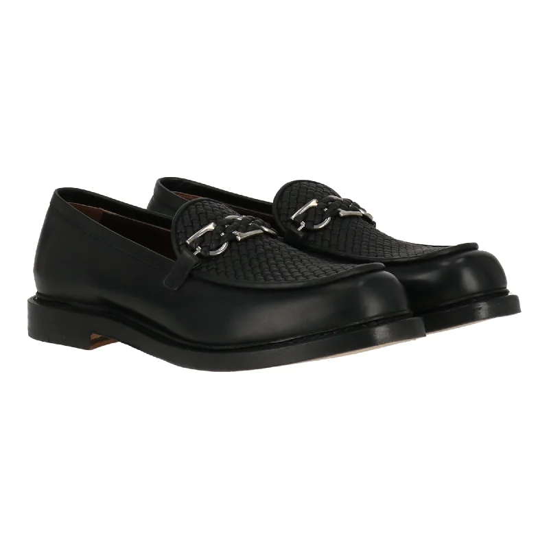 Hurry In Salvatore Ferragamo Mens Black Loafer