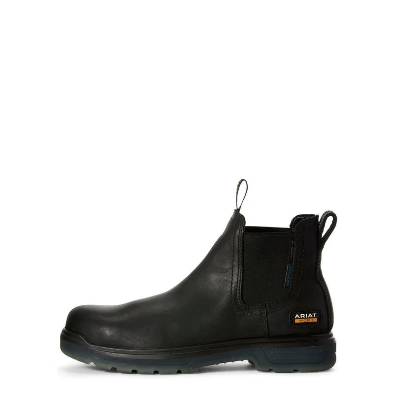 Super Sale 'Ariat' Men's Turbo Chelsea EH WP Comp Toe - Black