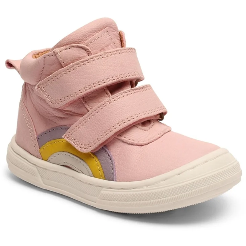 Early Access Bisgaard Rainbow Velcro Shoe Rose