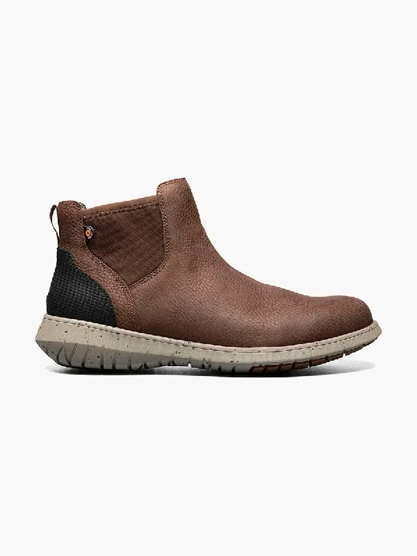 Steal Deal 'BOGS' Men's Spruce Chelsea WP Leather Boot - Brown