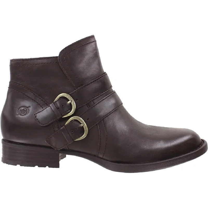 Super Discount Women's Born Pirlo Mushroom Dark Brown Leather