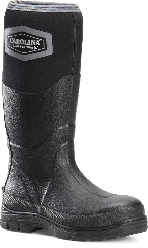 Deal Dash 'Carolina' Men's 15" Mud Jumper EH WP Rubber Boot - Black