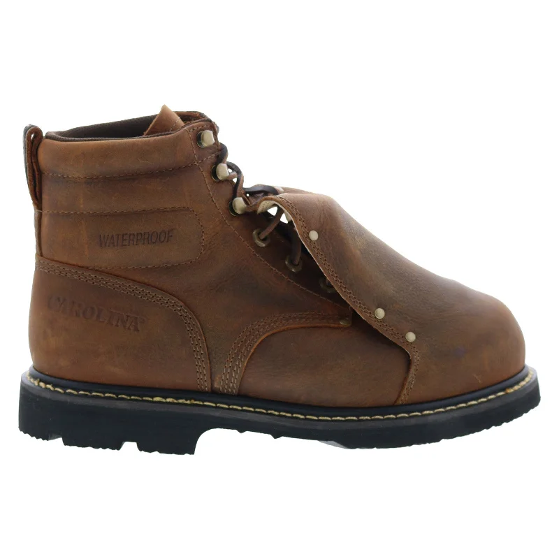 Epic Deals Carolina Steel Toe Metguard Harness Waterproof 6" Mens Brown Work Boots