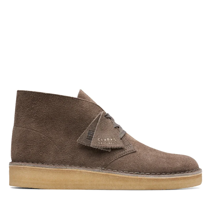 Incredible Offers Clarks Desert Coal 26173282 Mens Brown Suede Lace Up Chukkas Boots