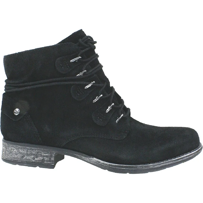 Deal Zone Women's Earth Boone Black Suede