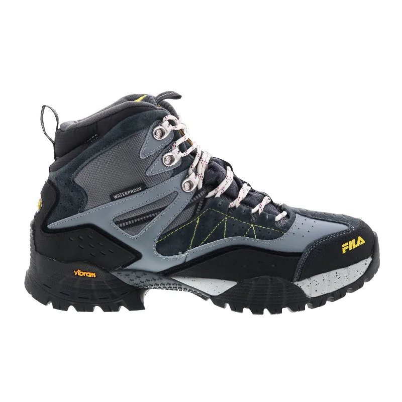 Lowest Prices Fila Armada Waterproof 1JM01744-055 Mens Black Leather Casual Dress Boots