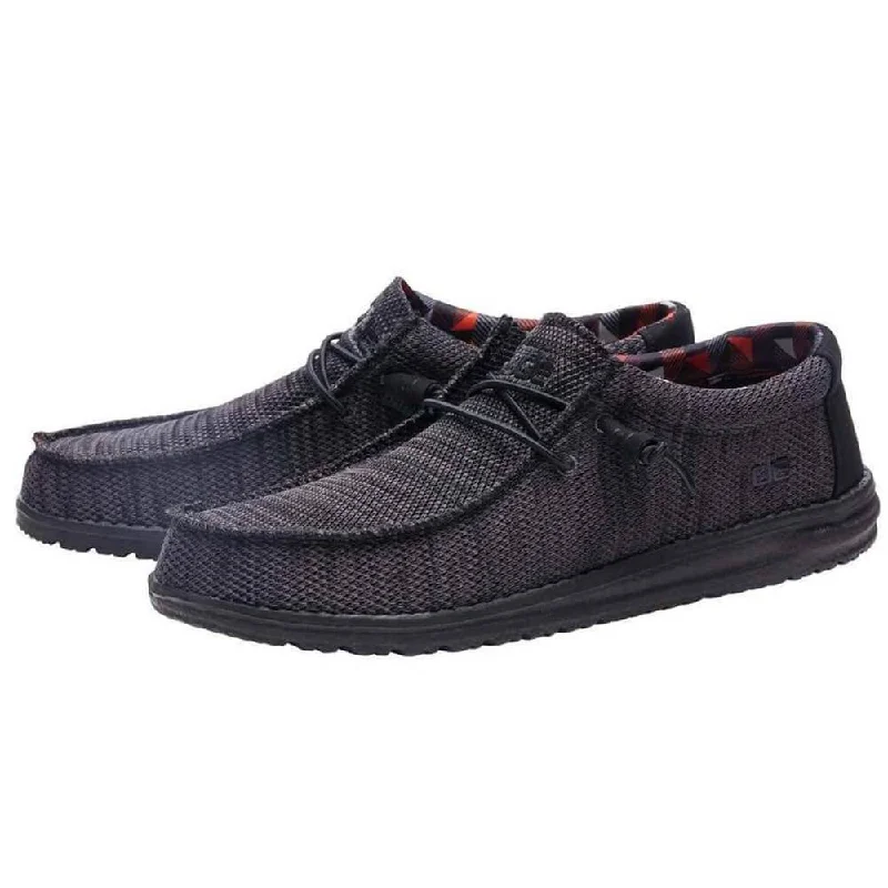 Weekend Discounts to Love 'Hey Dude' Men's Wally Sox - Jet Black