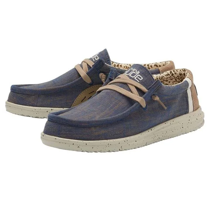 Don't Miss Out On These Must-Have Deals 'Hey Dude' Men's Wally Free - Natural Blue