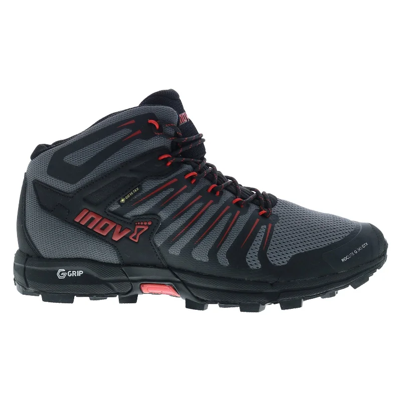 Bonus Savings Inov-8 Roclite G 345 GTX 000802-GYBKRD Mens Gray Mesh Lace Up Hiking Boots