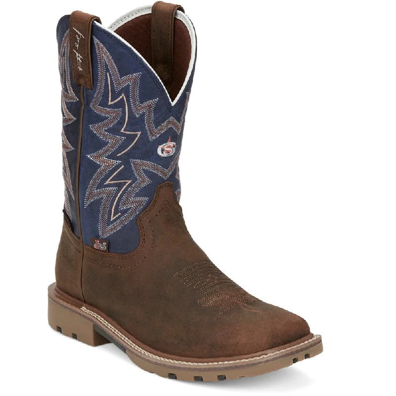 Weekend Specials to Indulge In Justin Boots GR9063 Dusty 11" Western Work Boot Cedar Brown