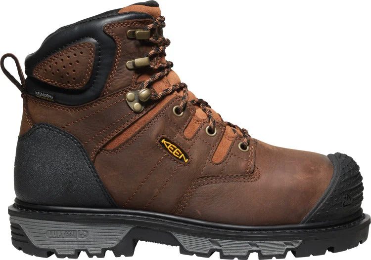 Deal Mania 'Keen Utility' Men's 6" Camden Int. MetGuard EH WP Carbon Toe - Leather Brown / Black Deal Mania 'Keen Utility' Men's 6" Camden Int. MetGuard EH WP Carbon Toe - Leather Brown / Black