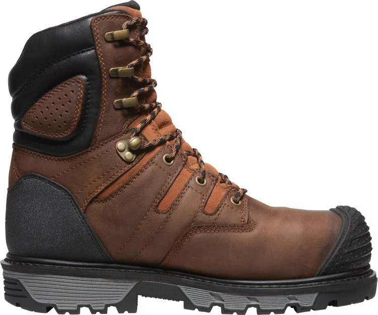 Markdown Sale 'Keen Utility' Men's 8" Camden 600GR EH WP Carbon-Fiber Toe - Brown / Black