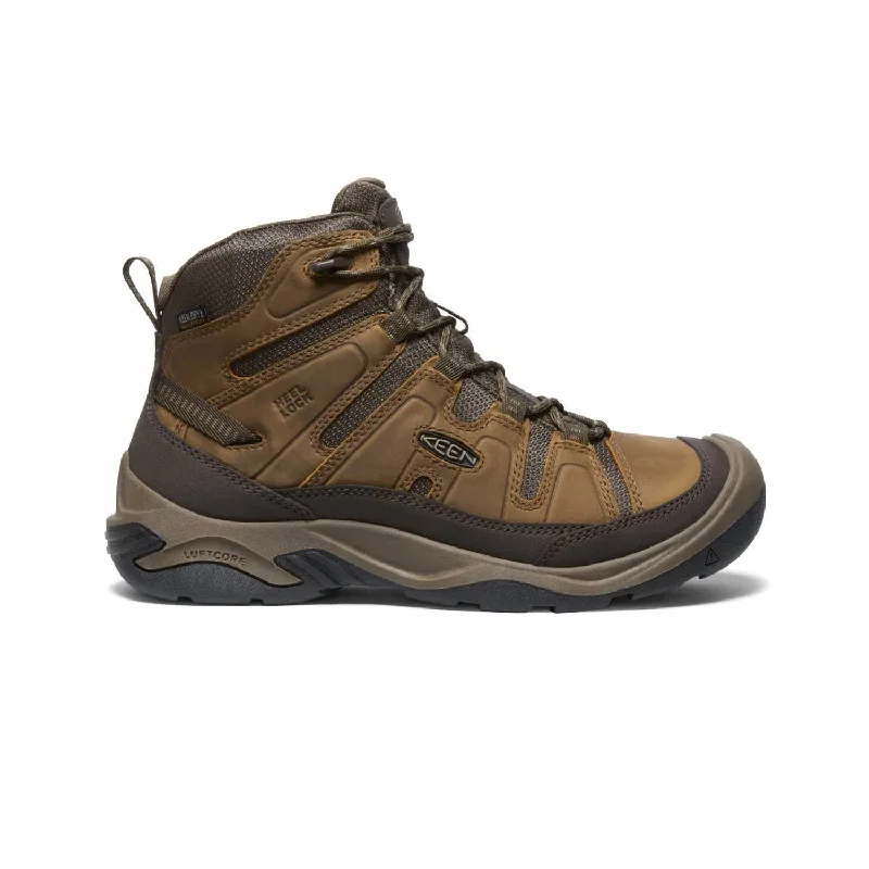 Online Only Men's Circadia Mid Waterproof Hiking Boot In Bison/brindle