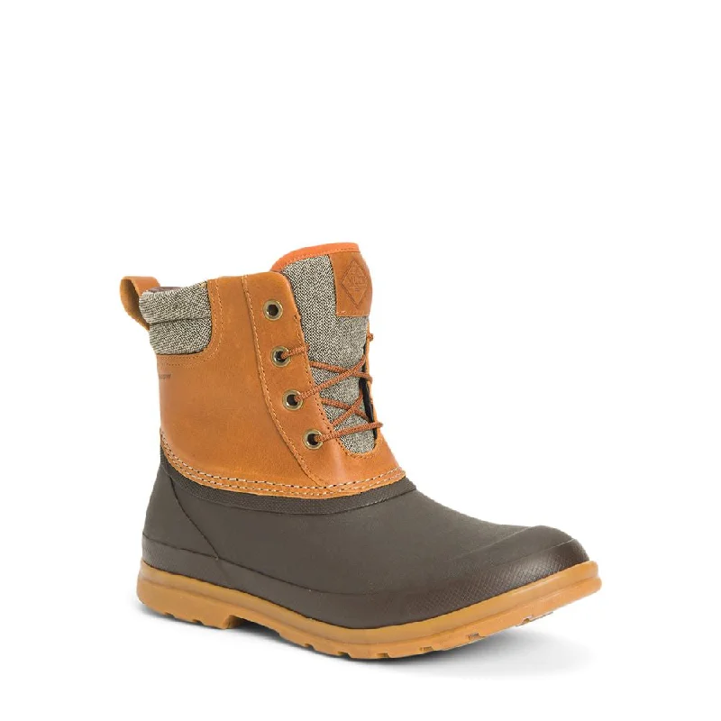 Shop Your Favorites Before They're Gone 'Muck' Men's Originals Duck Lace Up - Taupe / Dark Brown Shop Your Favorites Before They're Gone 'Muck' Men's Originals Duck Lace Up - Taupe / Dark Brown