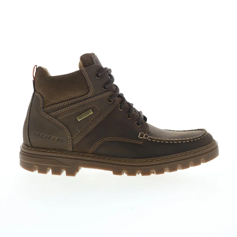 Weekend Deals That Dazzle Rockport Weather Ready Moc Toe Boot CI6488 Mens Brown Casual Dress Boots