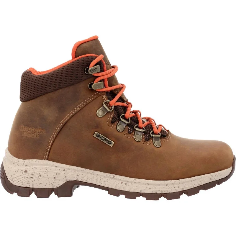 New Arrival Women's Eagle Trail Waterproof Hiker Shoes - Medium Width In Brown