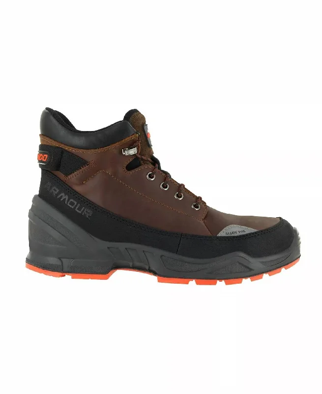 Sneak Peek Sale Work Boots 6” – Alloy Toe Boots In Reddish Brown